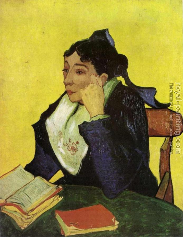 Vincent Van Gogh : L'Arlesien, Madame Ginoux with Books